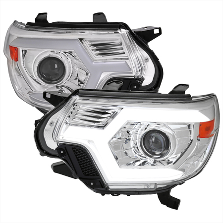 SPEC-D TUNING 12-15 Toyota Tacoma Projector Headlights 2LHP-TAC12-SQ-RS